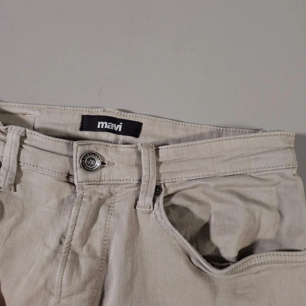 Mavi Zach Straight Leg Jeans Mens 31x30 Tan Khaki Cotton Blend Twill‎ Pants